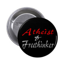 Atheist und Freethinker Anstecknadelbuttons