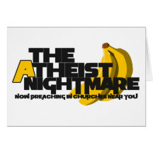Atheistische Banane Karte