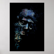 Atheistische Helder Voltaire Plakat