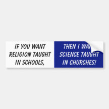 Atheistischer Autoaufkleber