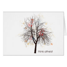 Atheistischer Baum Karte