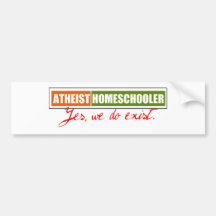 Atheistischer Homeschooler Autosticker