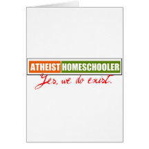 Atheistischer Homeschooler Grußkarten