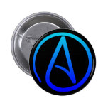 Atheistischer Symbolknopf Anstecknadelbuttons