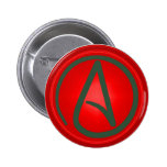 Atheistischer Symbolknopf Anstecknadelbuttons