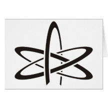 Atheistisches Atom Karte