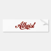 Atheistisches Kolabaum-Art-Logo Autosticker