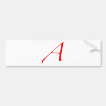 Atheistisches Logo Auto Sticker