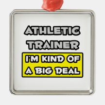 Athletischer Trainer. Ich bin ein bisschen eine gr Weinachtsornamente