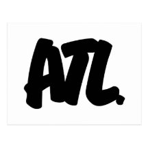 ATL Buchstaben Postkarten