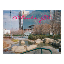 Atlanta, GA-Postkarte