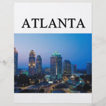 ATLANTA Georgia Individuelle Flyer