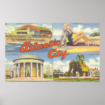 Atlantic City, Vintag Plakate