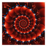 Atlantisseashell (orange) foto druck