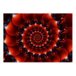 Atlantisseashell (orange) visitenkarte