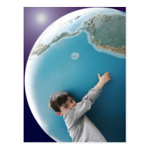 Atlas, ist es Zeit für Ihr Bad Postkarte