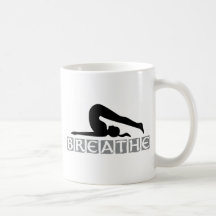 ATMEN Sie Yoga Kaffee Haferl
