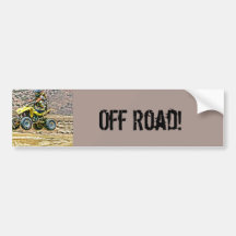 ATV weg vom Straßen-Betrieb Auto Sticker