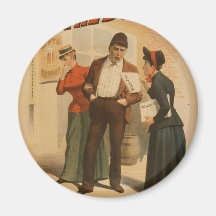 Auf Bowery Kühlschrankmagnete