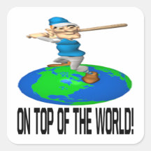 Auf die Welt Sticker