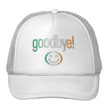 Auf Wiedersehen! Irland-Flaggen-Farben Retro Cap