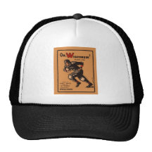 Auf, Wisconsin-Fußball-Kunst Baseballcap