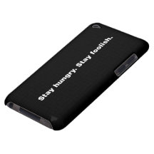 Aufenthalt hungrig. Aufenthalt dumm iPod Case-Mate Case