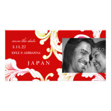 Aufflackern des Laub-311-Vivid Noir Save the Date Fotokartenvorlagen