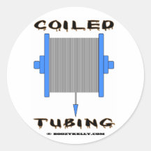 Aufgerollter Schläuche, kranker, Ölfeld, Öl, Ölind Sticker