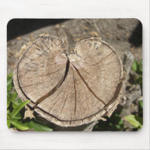 Aufgeteilter Herz-Stumpf Mousepad