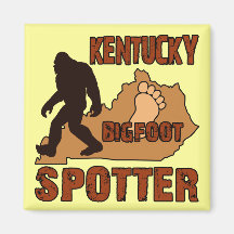 Aufklärer Kentuckys Bigfoot Kühlschrankmagnete