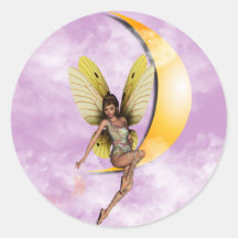 Aufkleber der Mond-Fee-2