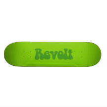 Aufruhr - grüne Abstufungen Individuelles Skateboard
