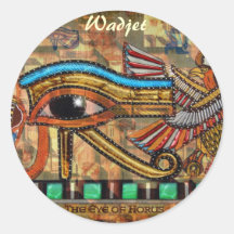 AUGE HORUS Wadjet der ägyptischen Kunst-Aufkleber