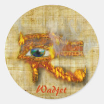 AUGE HORUS Wadjet der ägyptischen Kunst-Aufkleber