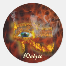 Auge Horus Wadjet der ägyptischen Kunst-Aufkleber