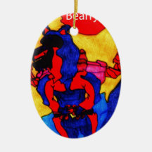 Augen-Agent Bearry Entwurf Weihnachtsbaum Ornament