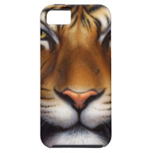 Augen des Tigers iPhone 5 Etuis