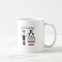 Augen-Diagramm-Augenarzt-Entwurfs-Geschenke Teetasse