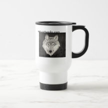 Augen eines Wolf Bechers Haferl