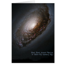 Augen-Galaxie-alias Schneewittchen-Galaxie Grußkarten