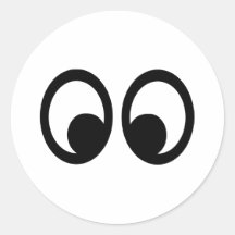 Augen Runde Aufkleber
