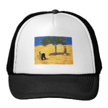 August_Macke Baum dem Öl und dem Bleistift in des  Baseballmützen