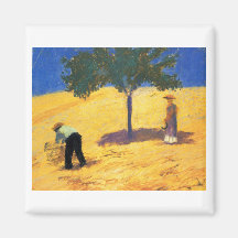 August_Macke Baum dem Öl und dem Bleistift in des  Magnete