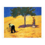 August_Macke Baum dem Öl und dem Bleistift in des  Postkarten