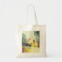August Macke - Helles Haus 1914 helles Haus Leinentaschen