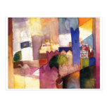August Macke - Kairouan (iii) Watercolor 1914 Postkarten