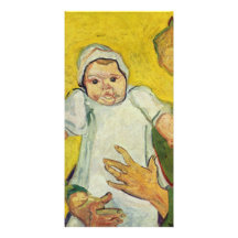 Augustine Roulin mit ihrem Säugling durch Van Gogh Foto Grußkarte