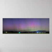 Aurora über Utah, im Juli 2012 Plakatdruck