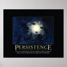 Ausdauer Demotivational Plakate